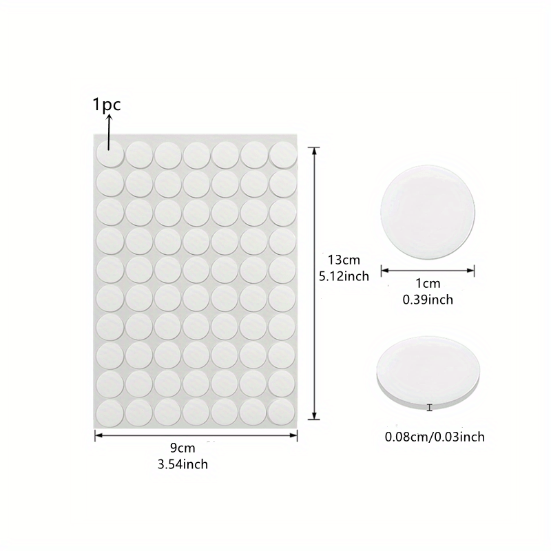 350 Pcs Clear Sticky Tack Poster Putty Museum Putty, Gel Glue Dots Double  Sided Mounting Putty Stick Tack for Wall Hanging, Sticky Dots Tacky Putty  Clear Removable Putty