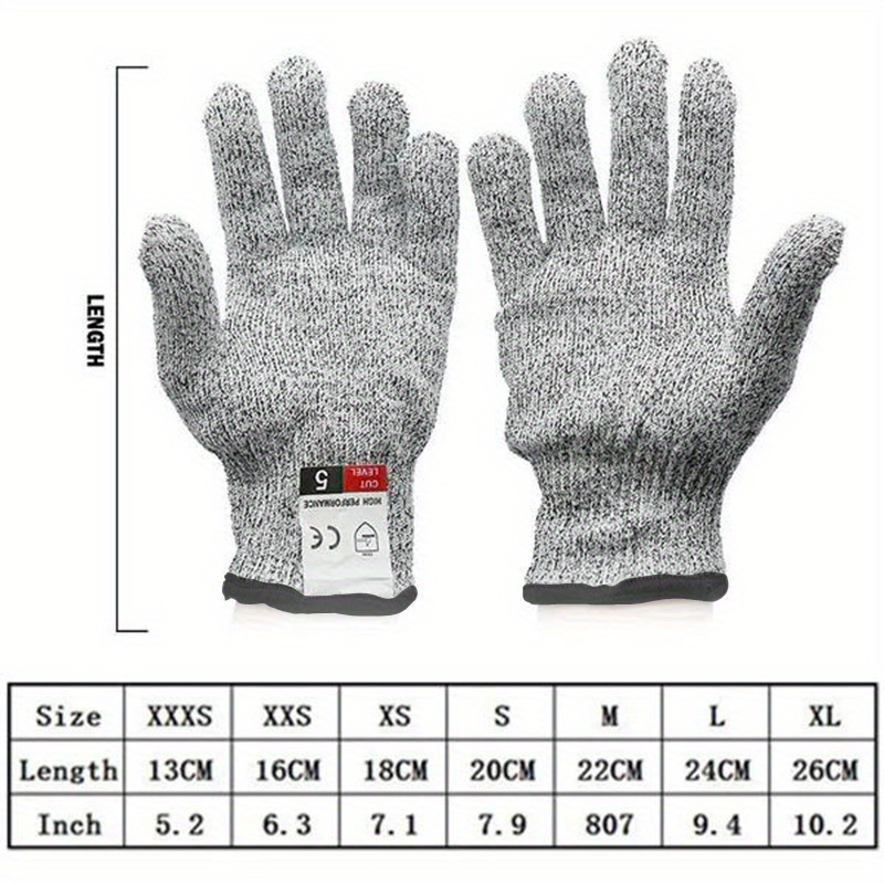 Cut Resistant Gloves Safety Kitchen Wear resistant Cuts - Temu