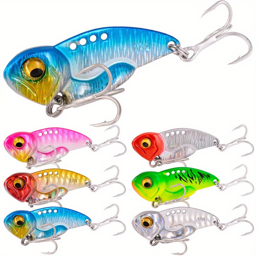  BESPORTBLE 5 Pcs Artificial Fishing Lures Trout Lures VIB  Fishing Lures Fishing Lures Baits Hard Baits Floating Fishing Lures bass  Lure Minnow VIB Baits Crankbait Rock and roll : Sports