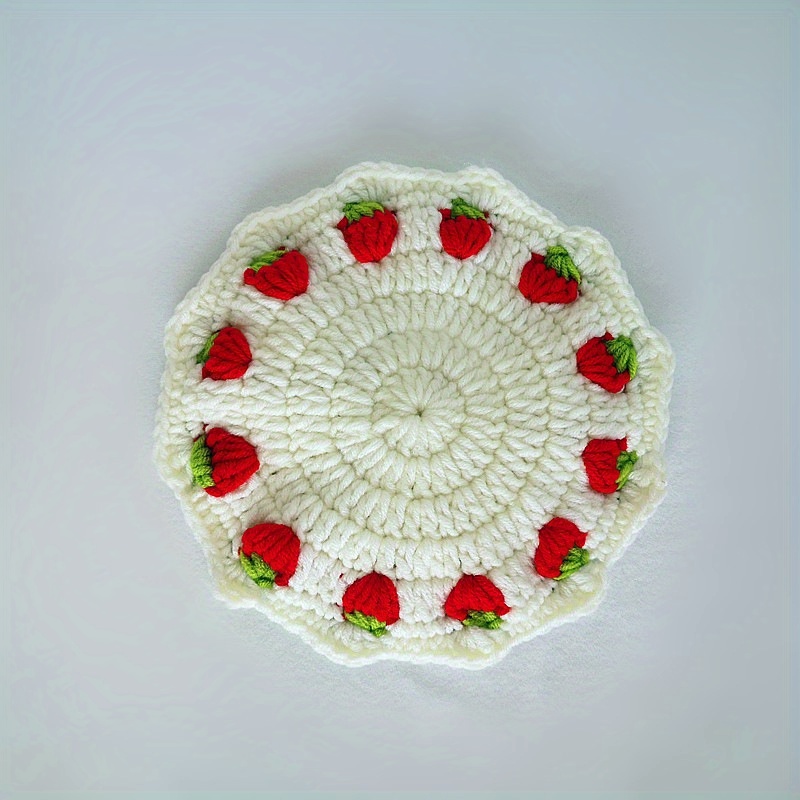 Colorful Handmade Crochet Placemat Pastoral Cup Coaster Kitchen Table Decor  Place Mats Tea Coffee Doily Handmade Knitting Pads - Mats & Pads -  AliExpress