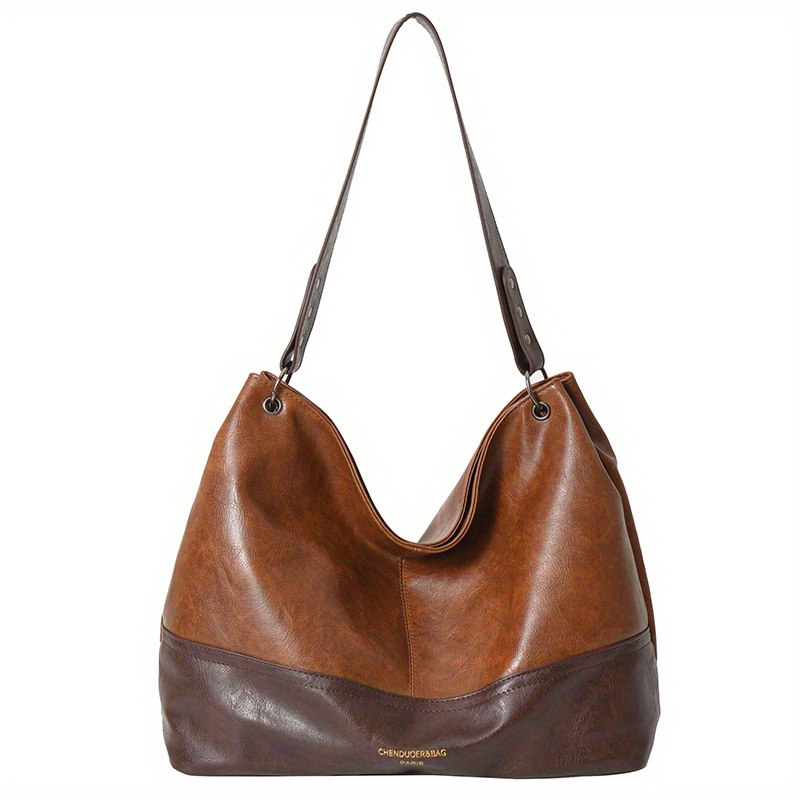 Vintage Patchwork Tote Bag Large Capacity Hobo Bag Crossbody Bag