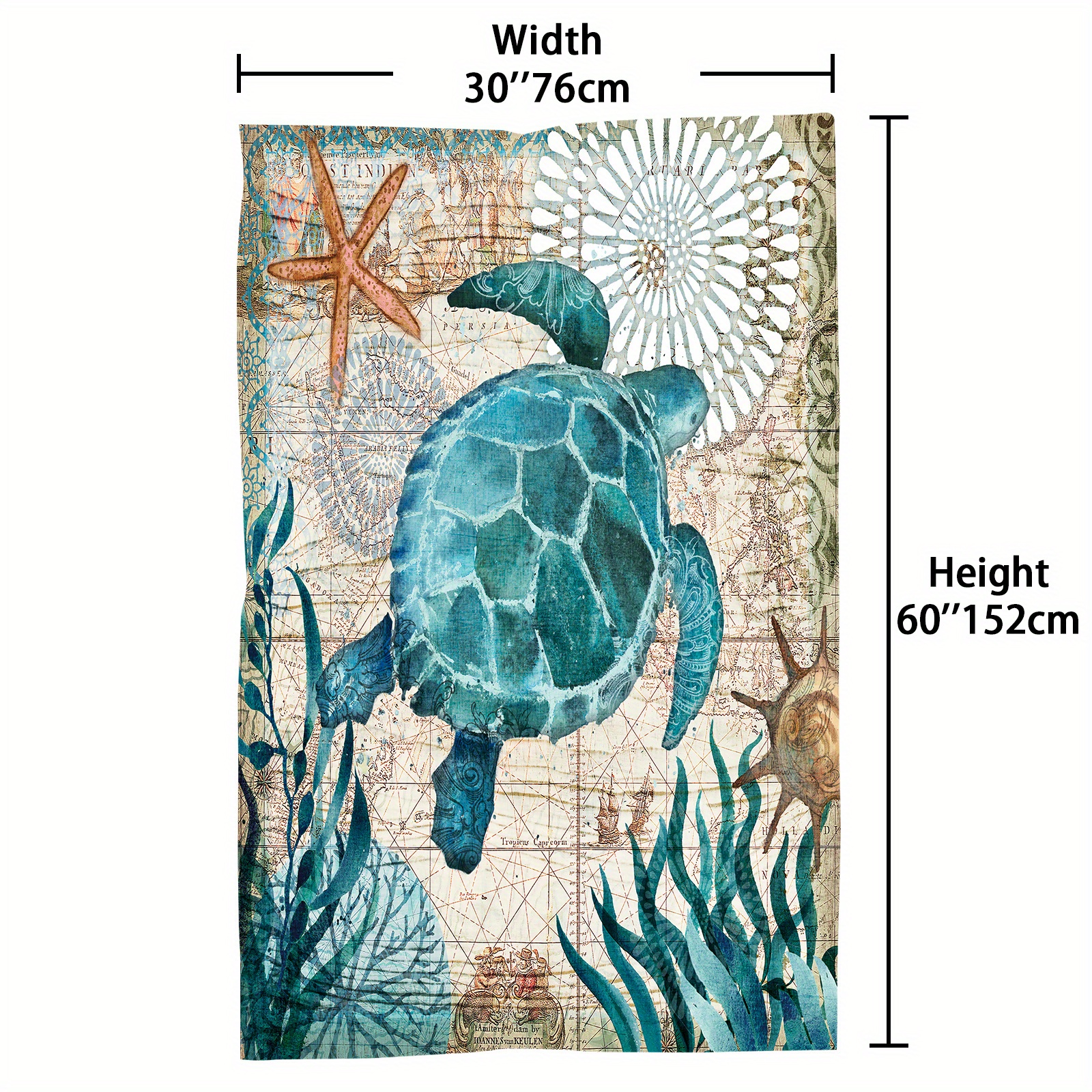 Sea Turtle Octopus Sports Beach Towels Oversized For Adults, Fun