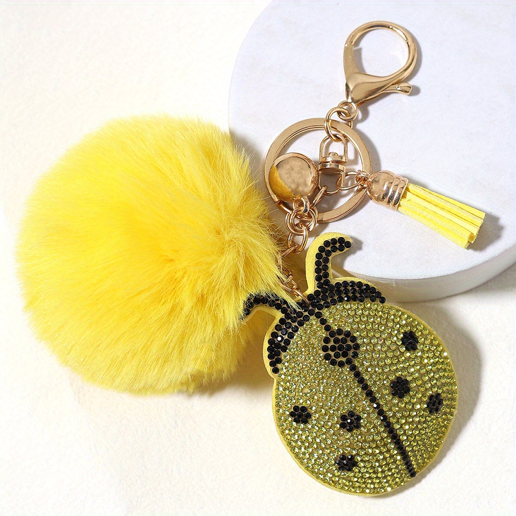 Pompon Keychain Tassel, Keys Accessories, Women Bag Charms