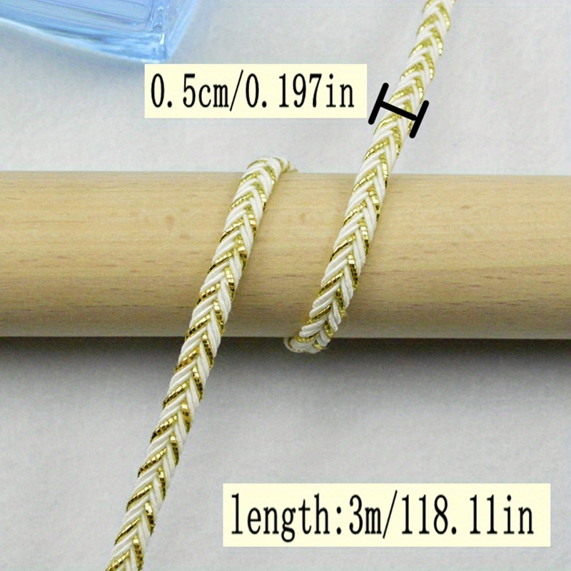 Braided Laces Macrame, Twisted Cord Sewing, Braided Silk Cord