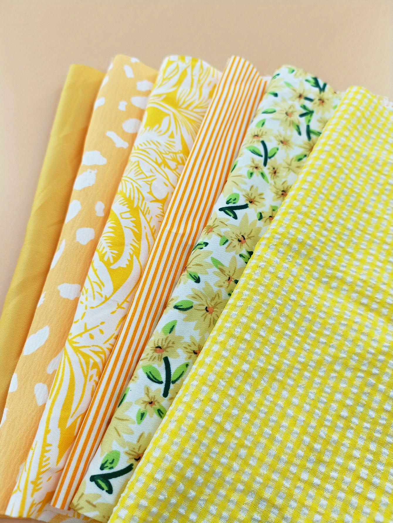 Square Printed Dit Fabric Sewing Dress Garment Decorating Temu