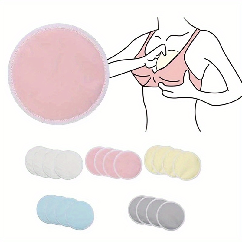 Bamboo Nursing Pads Reusable Washable Breastfeeding Nipple Pad For Women -  Temu
