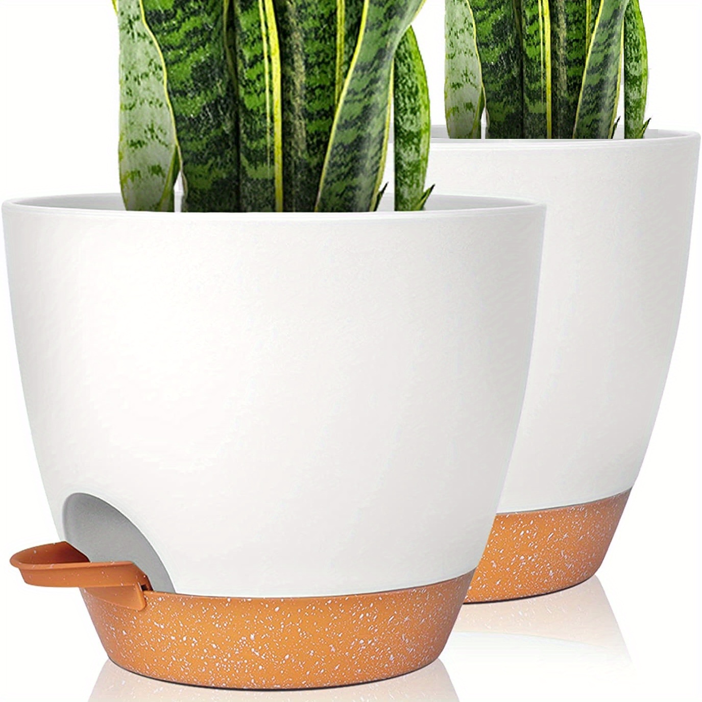 Extra-large Plant Pot with Stand - Black - Home All