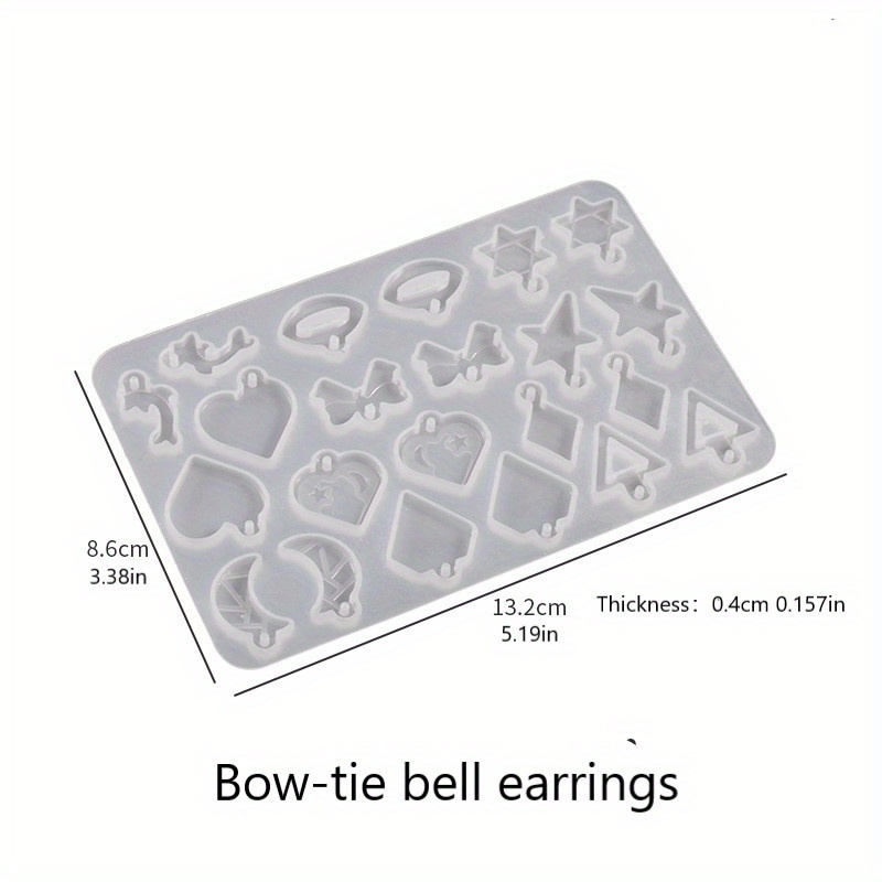 Youdiyla 80pcs Resin Star Series Pendant Jewelry Making DIY