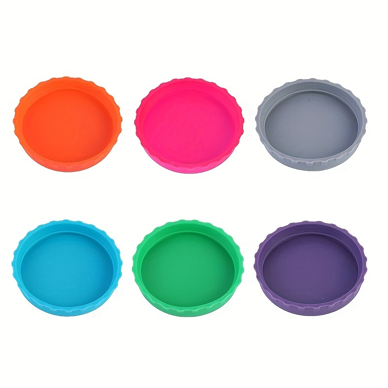 Silicone Soda Can Lids – Can Covers – Can Caps – Can Topper – Can Saver –  Can Stopper – Fits standard soda cans (6 Pack, Assorted)