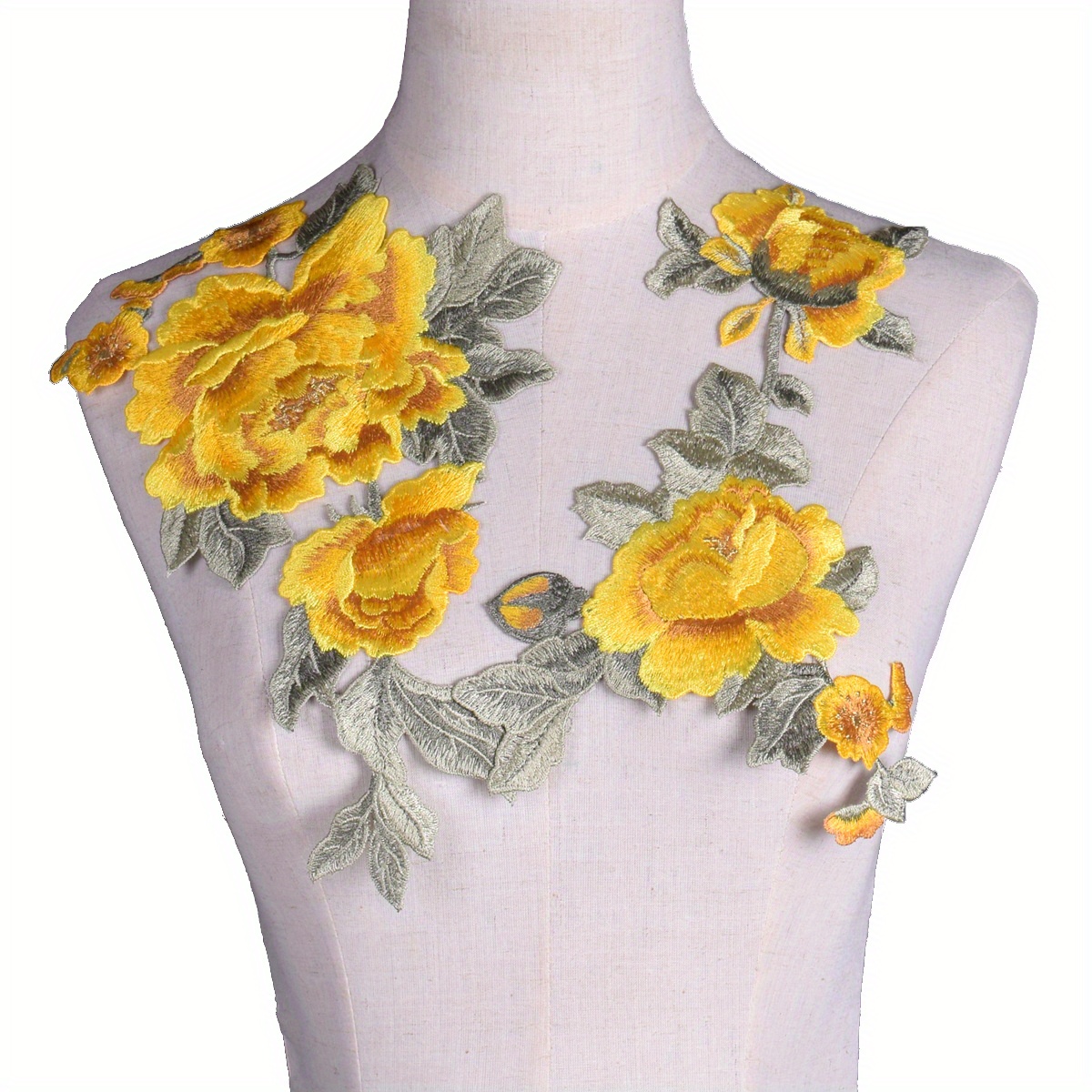 Flower Embroidery Applique, Three-dimensional Symmetrical Clothing  Accessories, Hand Sewing Water Soluble Patches For Jackets, Sew On Patches  For Clothing Backpacks Jeans T-shirt, No Back Glue - Temu Malaysia