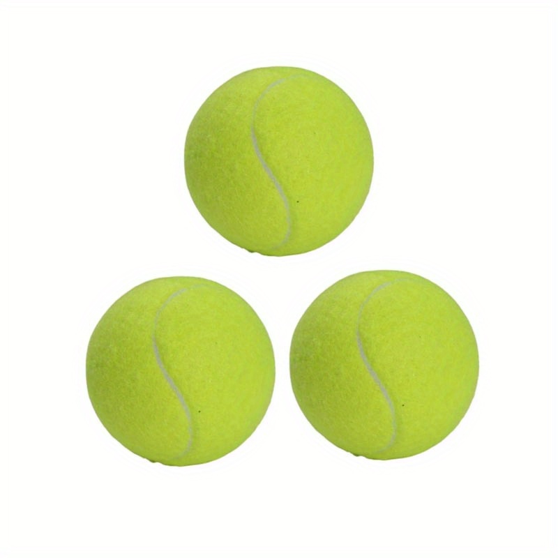 3 Pelotas De Tenis, Para Adultos Y Niños, Estudiantes Practican  Entrenamiento.