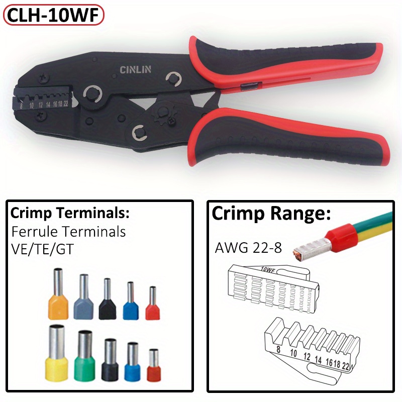 Ratchet Wire Terminal Crimper High Quality Crimping Tools - Temu