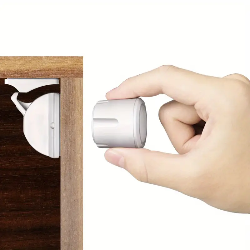 Safety Magnetic Child Locks Cabinets 8locks 2 Keys Baby Temu
