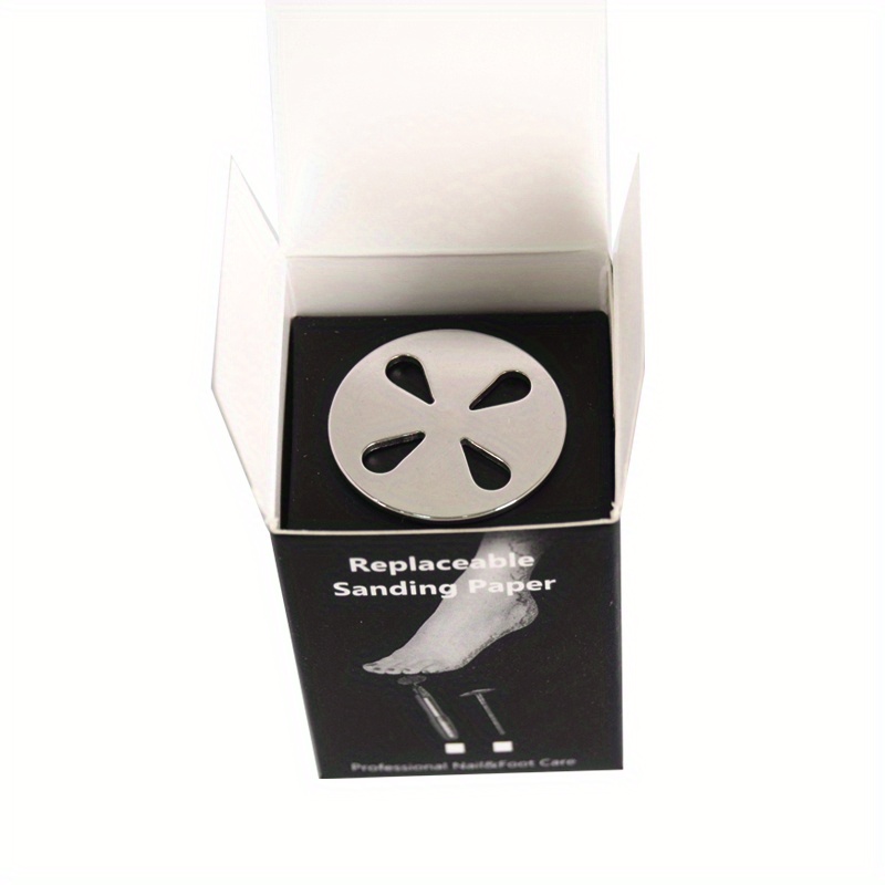 Manicure And Pedicure Dual-use Polishing Turntable 25mm Diameter Electric Dead Skin Sandpaper Turntable