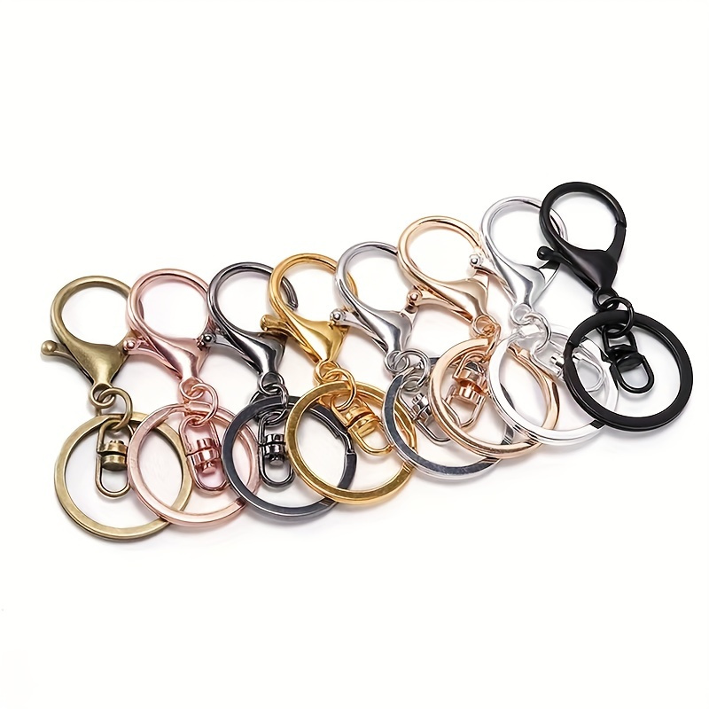 20pcs/set Small Lobster Clasp Buckle Classic Key Chain for Outdoor Backpack  Bag