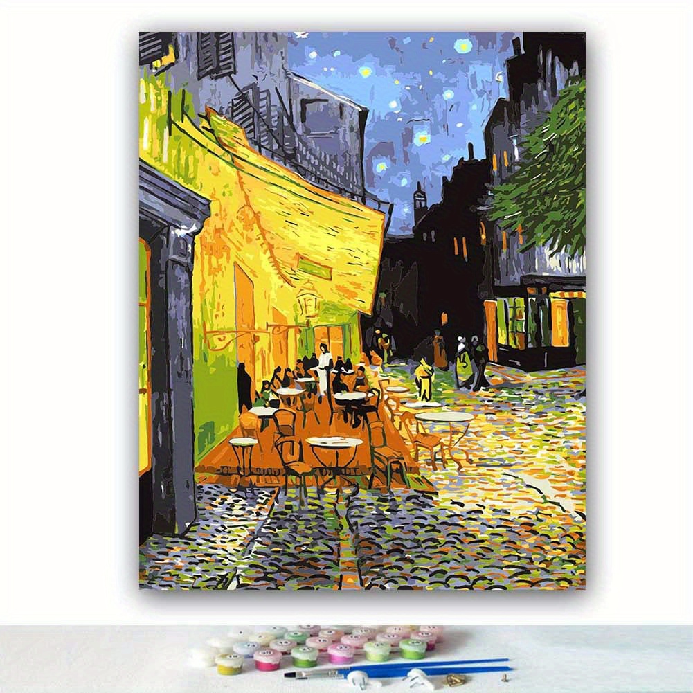 BANLANA Paint by Numbers for Adults, DIY Adult Paint by Number Kits for  Beginners on Canvas Rolled 16 by 20 (Van Gogh The Starry Night)