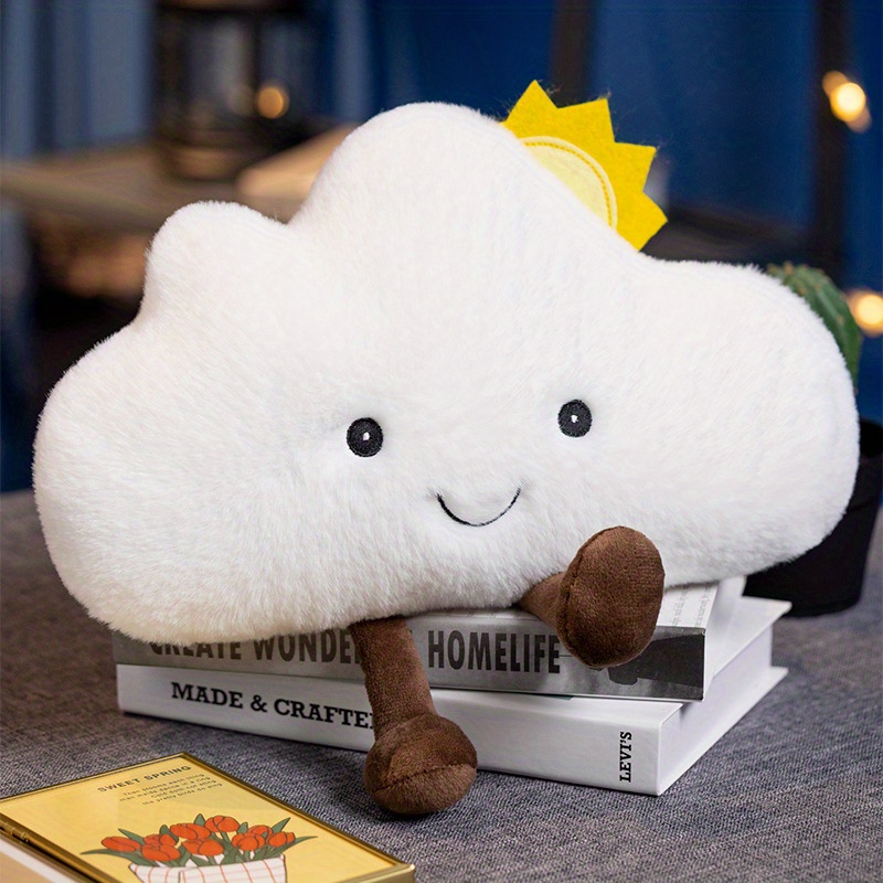 Amuseables Cloud Plush Smiling Cloud Plush White Cloud - Temu