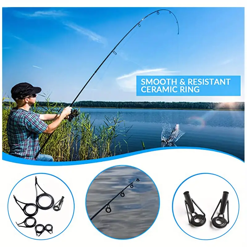 Upgrade Fishing Rod Stainless Steel Spinning Rod Guides - Temu