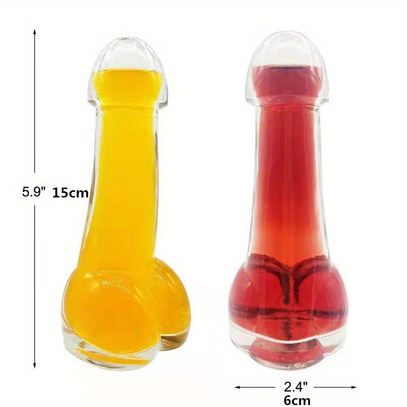 HCHD 8pcs 150mL Penis Shape Wine Glass Bottle Champagne Cocktail Cup  Drinkware For Nightclub KTV Bar Party Glass Cup : : Home &  Kitchen