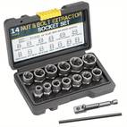 13pcs nut extractor socket impact bolt and nut remover set easy to remove the rusty and stubborn sockets and bolts