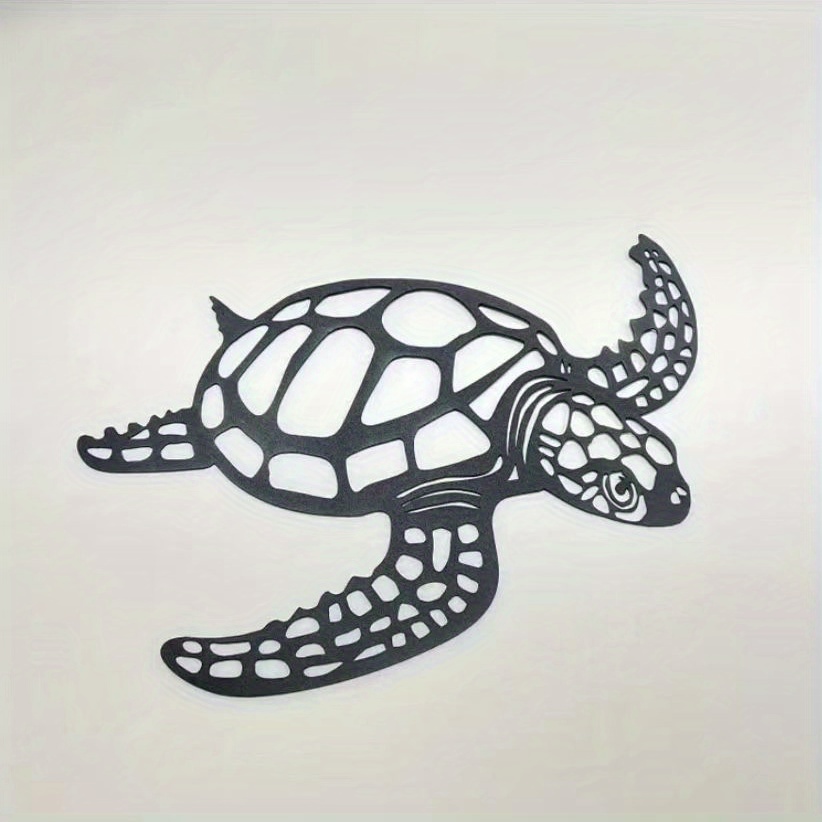 Metal Sea Turtle Ornament Beach Theme Decor Wall Art - Temu