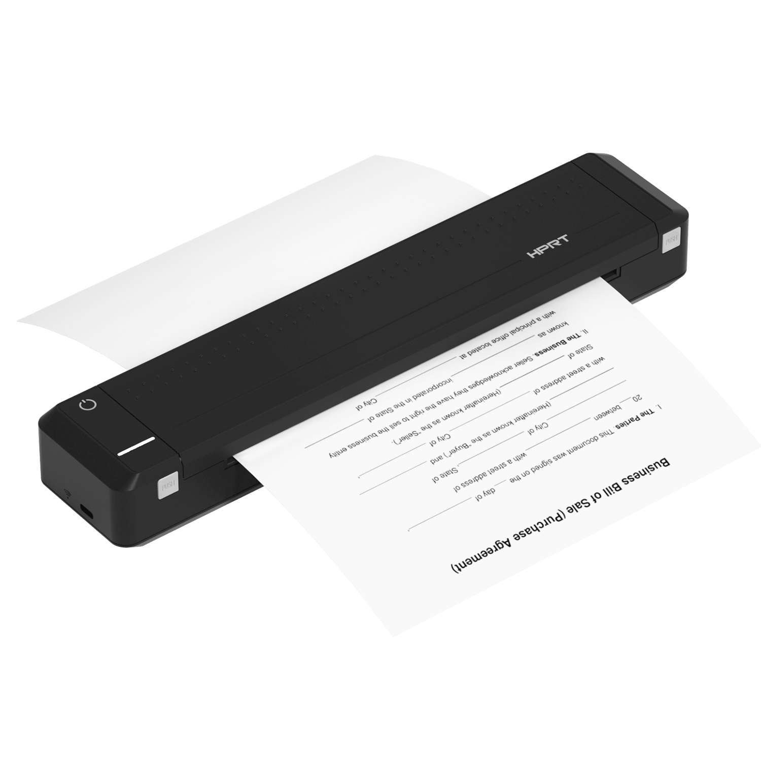 COLORWING Imprimante Portable A4 - Imprimante Bluetooth Thermique Mini Imprimante  sans Encre Compatible avec Android et iOS et Ordinateur Prise en Charge de  A4 Papier Thermique - Blanc : : Fournitures de bureau