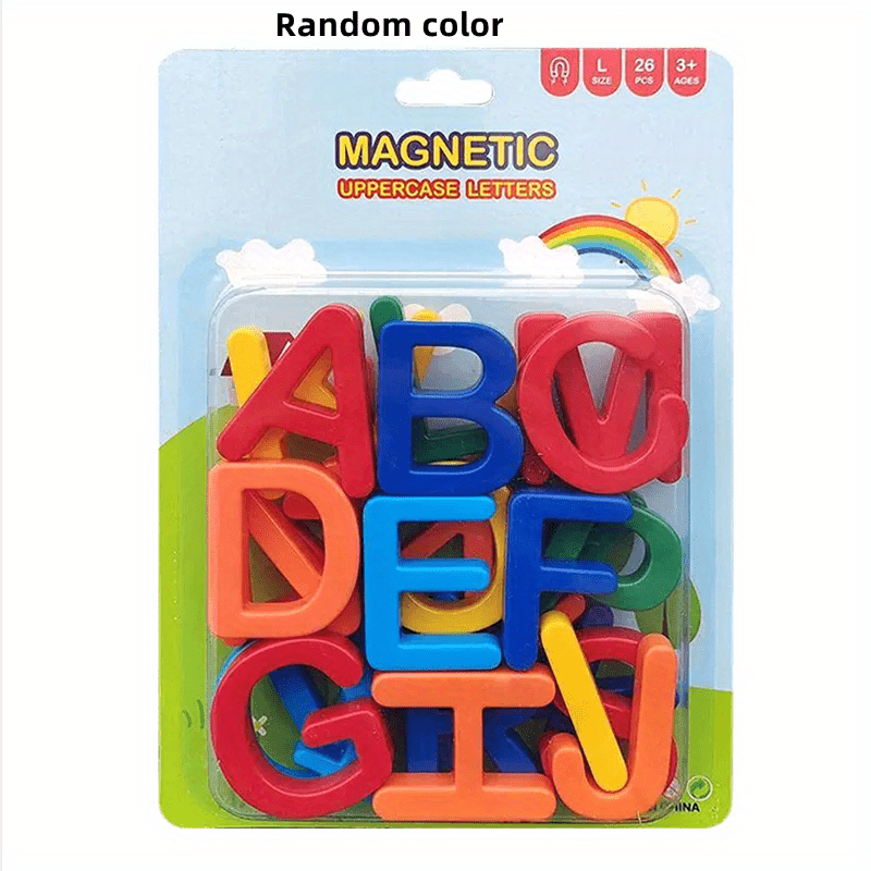 26 Pcs Alphabet Lore Baby Children Kids Montessori Educational Toys Kawaii  Wooden Letters Games Refrigerator Magnets