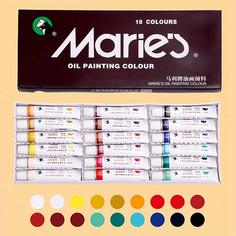 MARIES 24-Colors Oil Painting Set – MTMT Studios