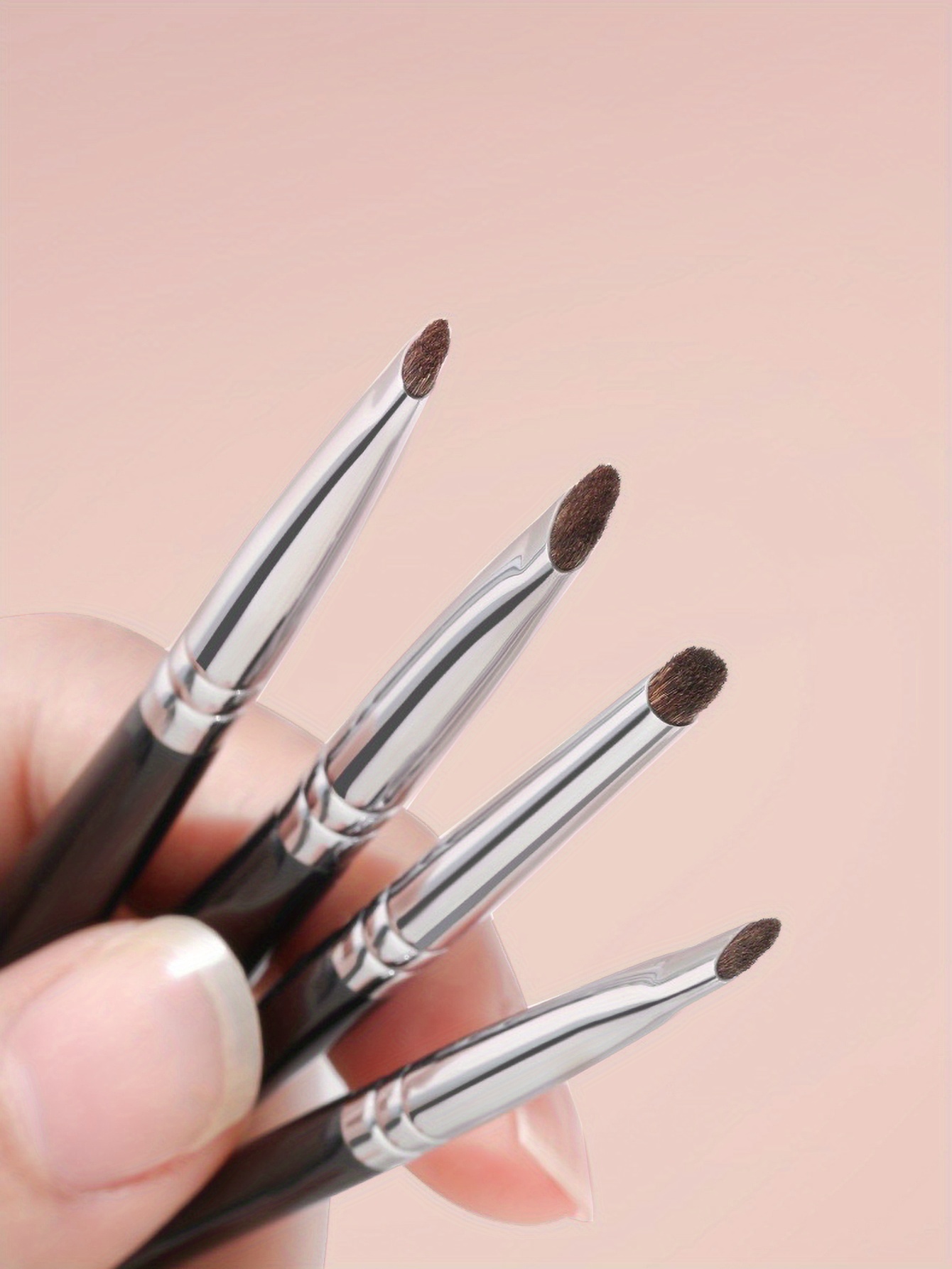 MPWEGNP Eyeliner Brush Makeup Brush Eyeliner Cosmetic Makeup Tool Long  Handled Hair Brush Makeup Brushes for Teens