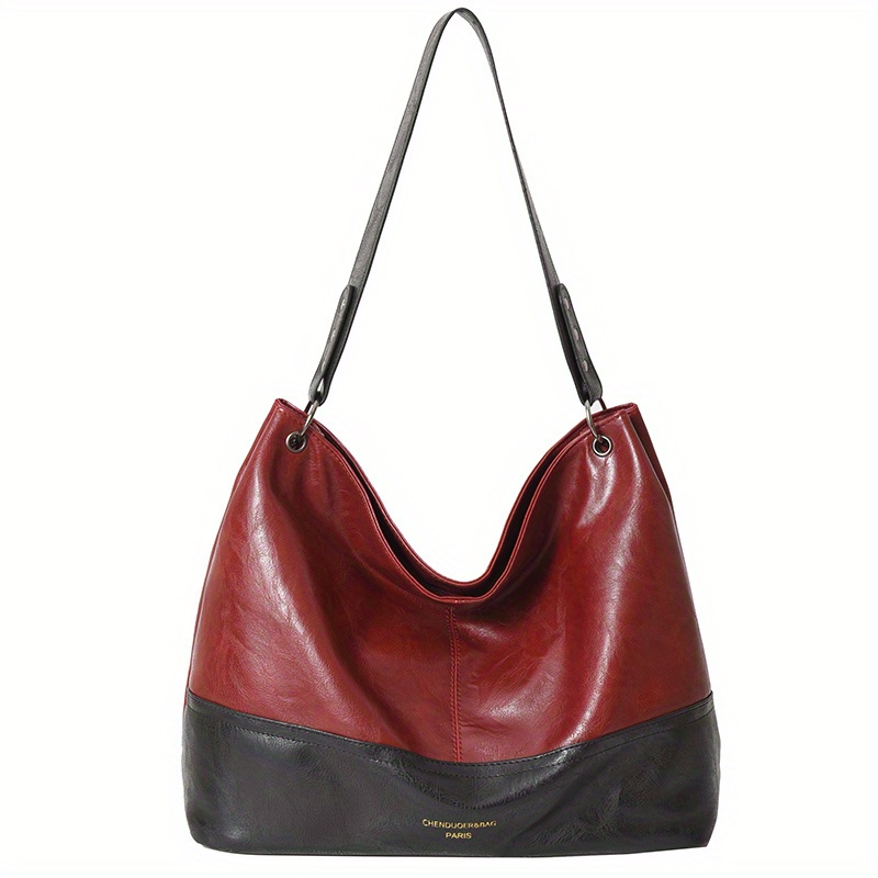 Vintage Patchwork Tote Bag Large Capacity Hobo Bag Crossbody Bag