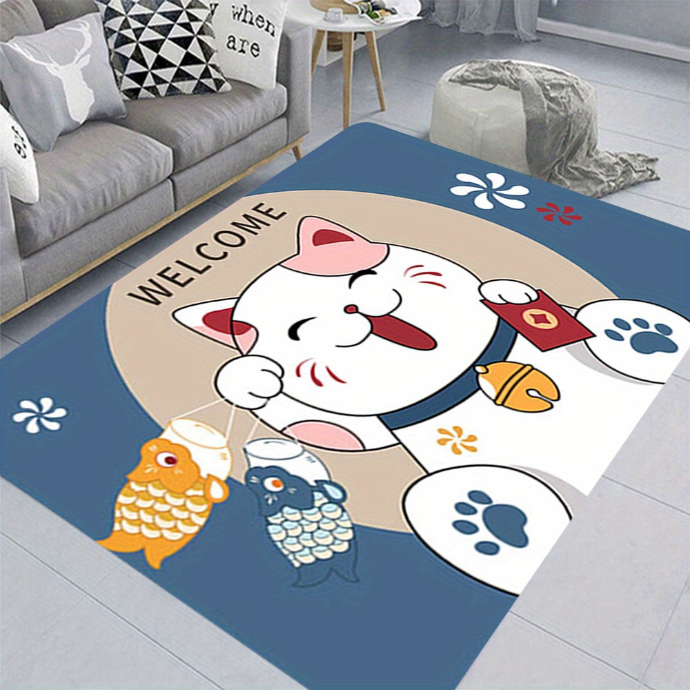 Cartoon Cat Hello Kitty Large Carpet Bedroom Decoration Door Anti