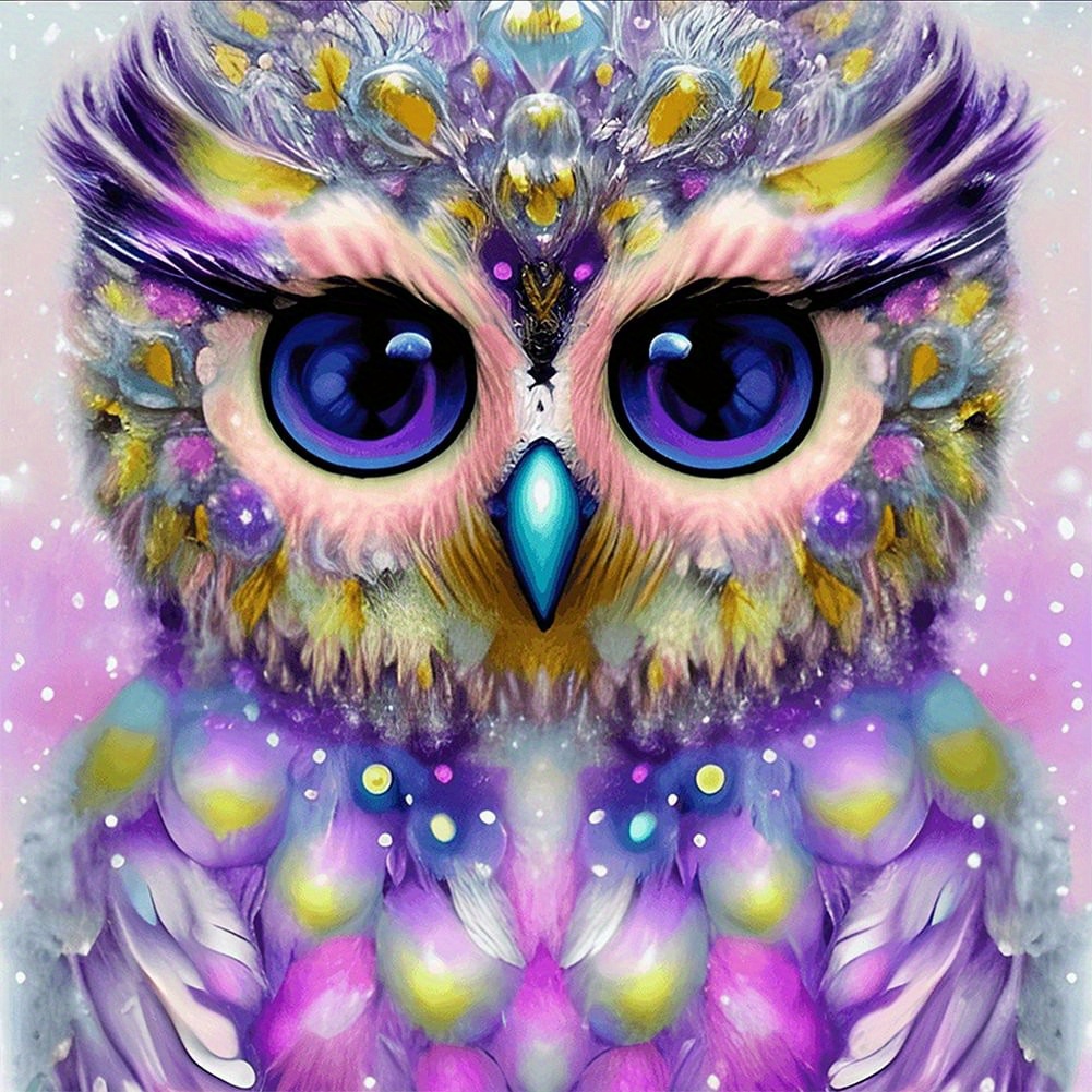 Galaxy Owl - 5D Diamond Painting 