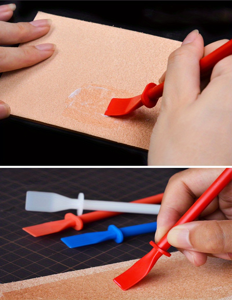 10pcs Leather Glue Spreader Glue Paint Tool Stick Smear Applicator Supplies  for Beginner Starter Handicraft Crafts Make - AliExpress