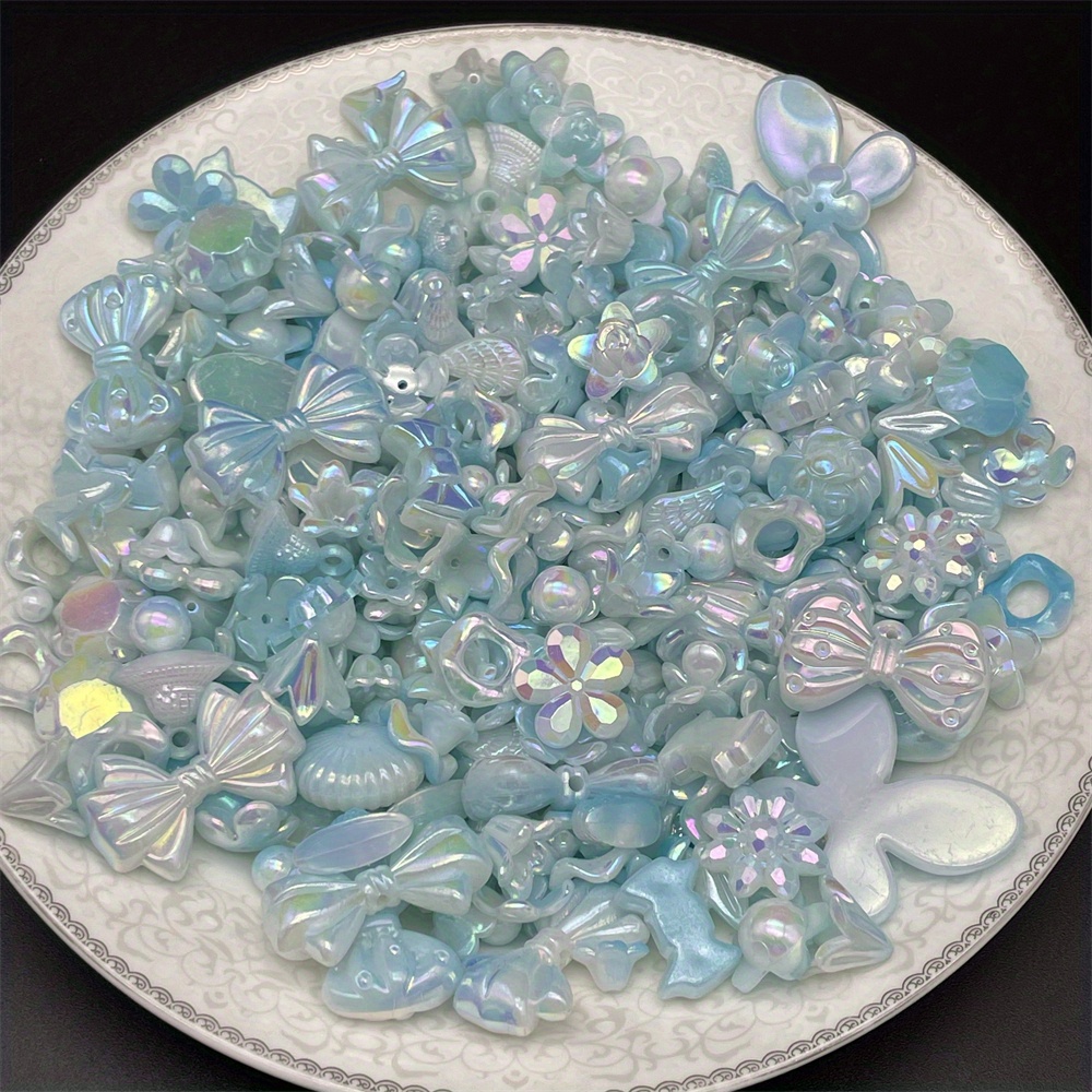 30G Colorful Mixed Bow Flower Shell Shape Loose Beads