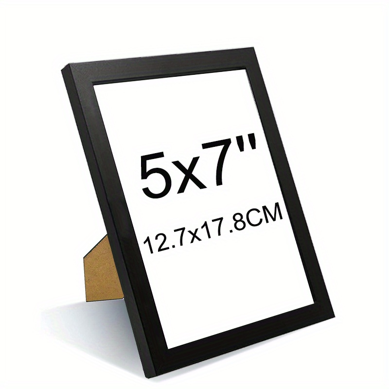 Black Cardboard Photo Frame for 4x6, 5x7