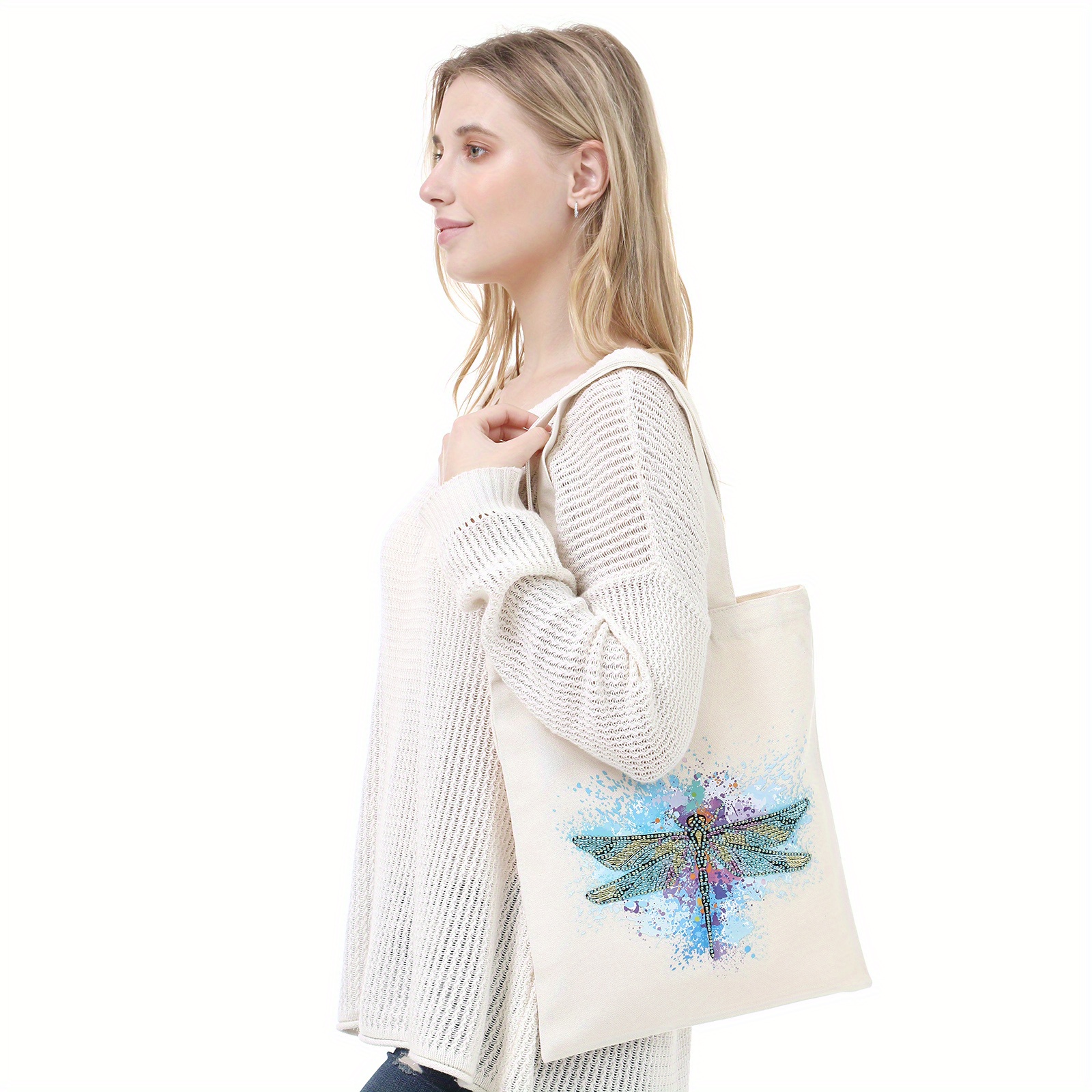 Diamond Painting Kits For Adults Tote Bag With Handles - Temu