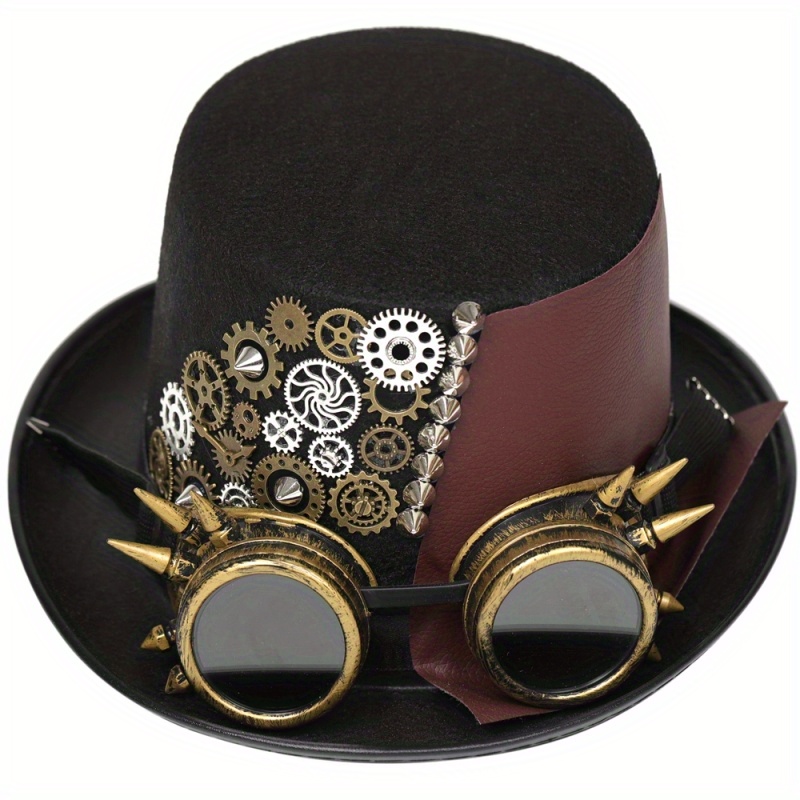 Steampunk Accessories Men, Top Hats Men Steampunk, Steampunk Hats Women