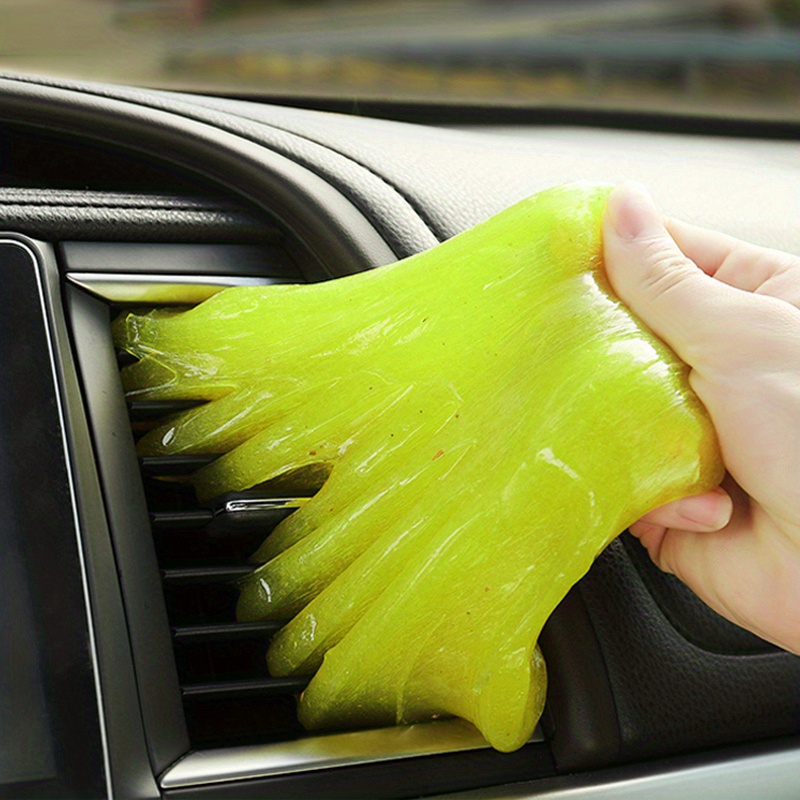 Hevirgo Keyboard Car Computer Universal Crystal Magic Dust Putty Cleaning Gel Slime, Green