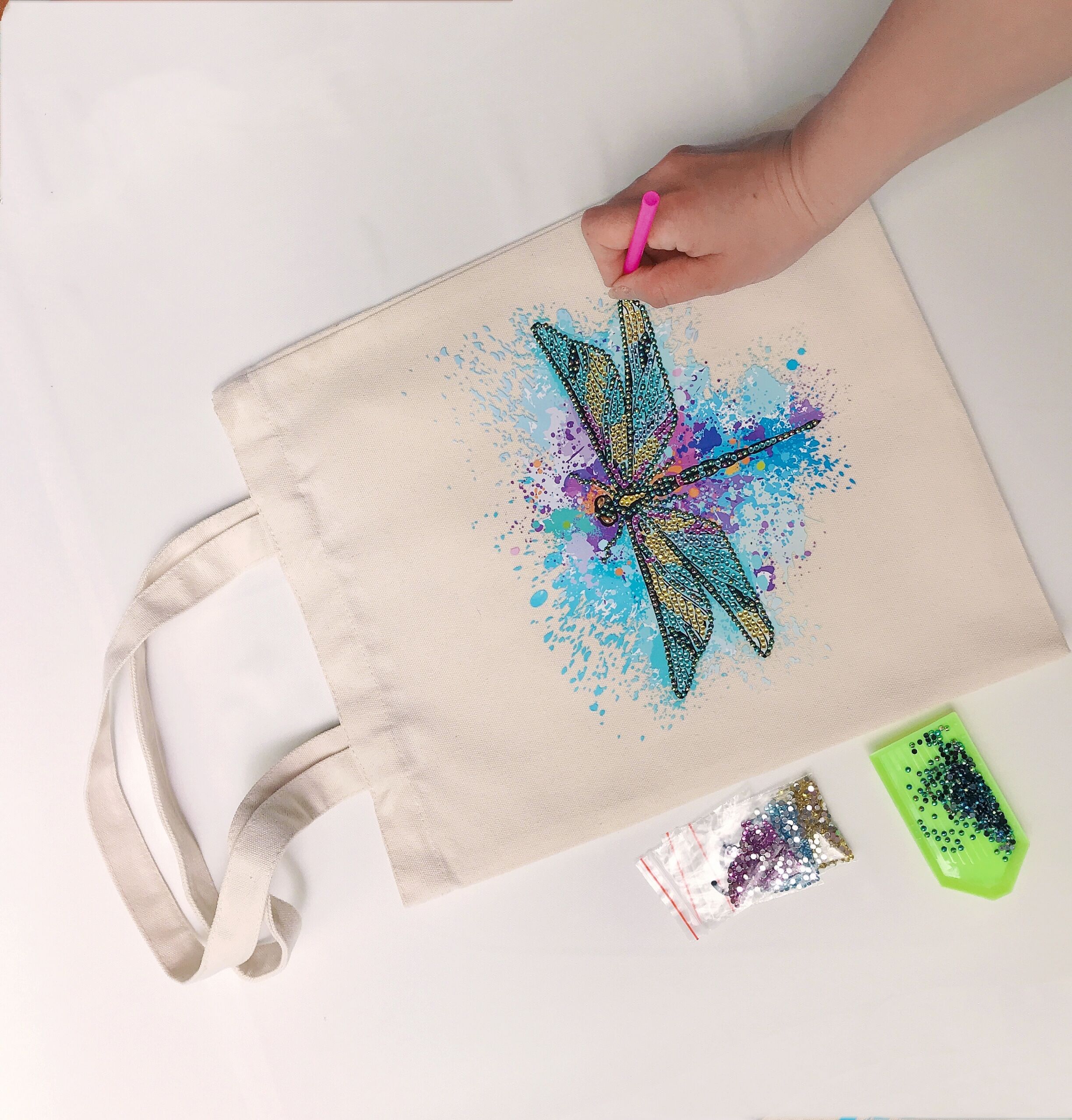 Diamond Painting Kits For Adults Tote Bag With Handles - Temu