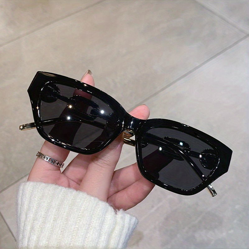 Vintage Oversized Round With Chain Sunglasses Women 2023 Luxury Brand Chic  Fashion Metal Frame Sun Glasses Ladies Black Shades