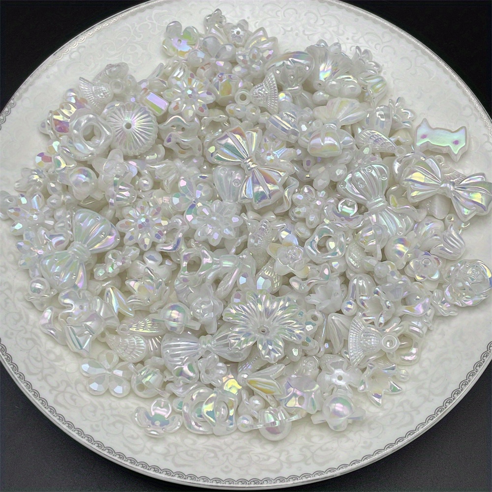 30G Colorful Mixed Bow Flower Shell Shape Loose Beads