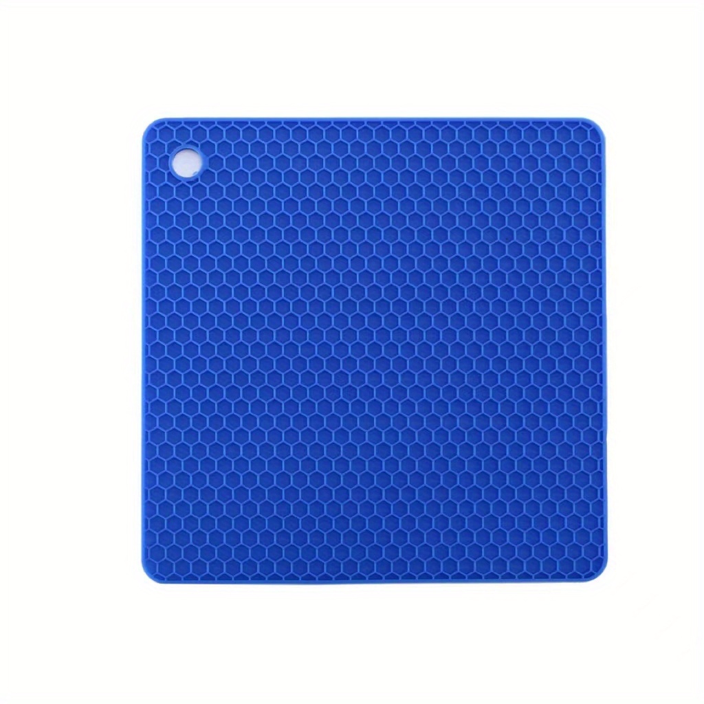 Silicone Square Trivet Mat - 7 x 7 Inches, Black – Bluewave Lifestyle