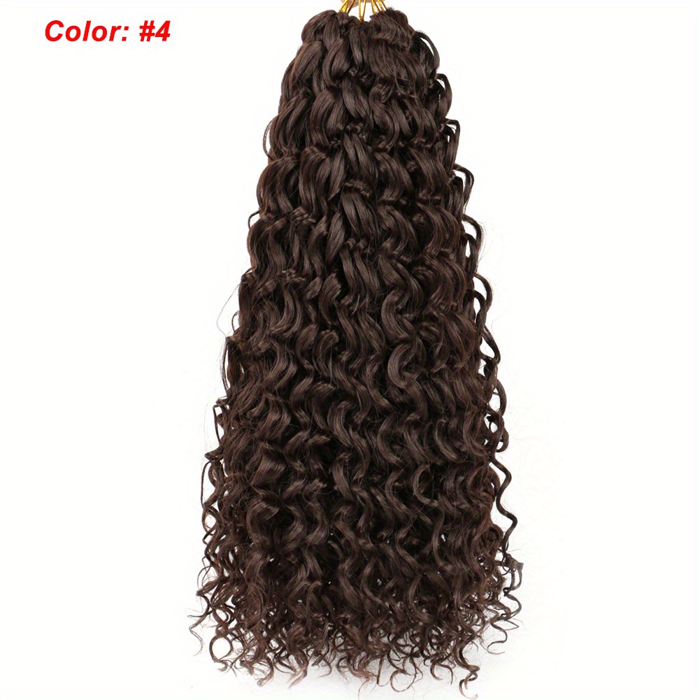 18 inch gogo curl croceht hair synthetic ocean wave crochet - Temu