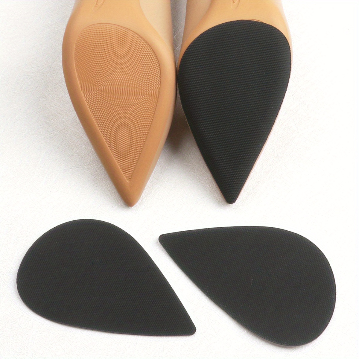 TEMU Protège-Souliers Antidérapants en EVA pour Talons Hauts, Autocollants de Fond Véritables - 1 Paire