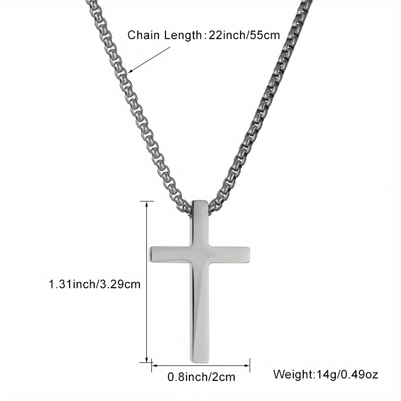 Collier Croix De Fer Allemande 1813 En Acier Inoxydable - Pendentif Vintage Pour Homme