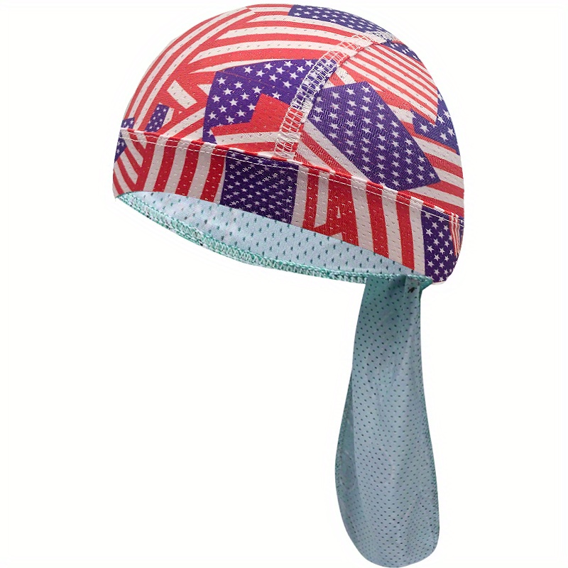 American Flag Skull Cap Pirate Hat Sweat Absorption Quick drying