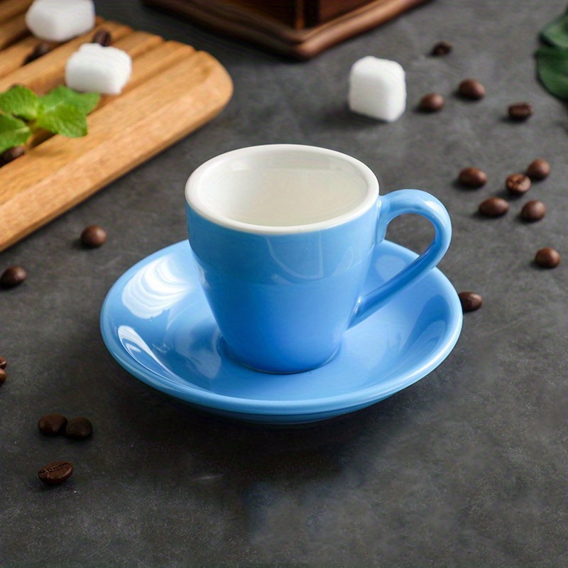 1pc 220ml/7.7oz Ceramic Coffe Cup With Saucer And Spoon, Fancy Coffee Cup  Milk Tea Cup, Ceramic Beautifully Glazed Tea Cup Set, Vintage Tea Mug Latte  Cup With Saucer Tea Glasses Golden Spoon