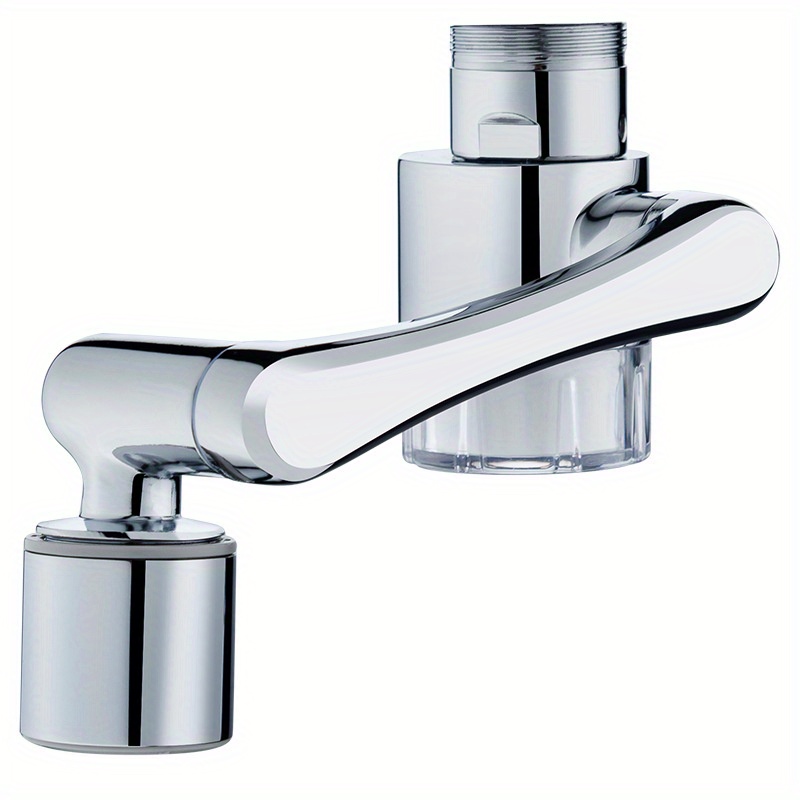 1pc brass material filter faucet extender 1080 rotating mechanical arm high quality anti splash spout water purifier extension bubbler details 4