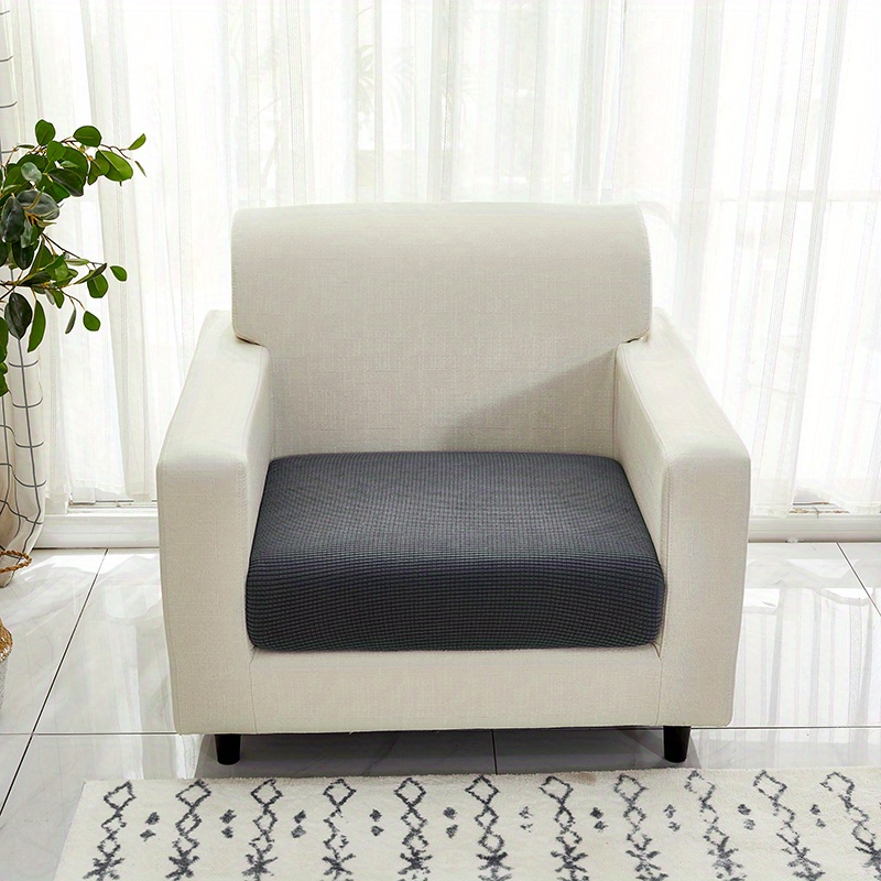 Thickened Corn Velvet Plain Color Sofa Cushion Cover 1pc
