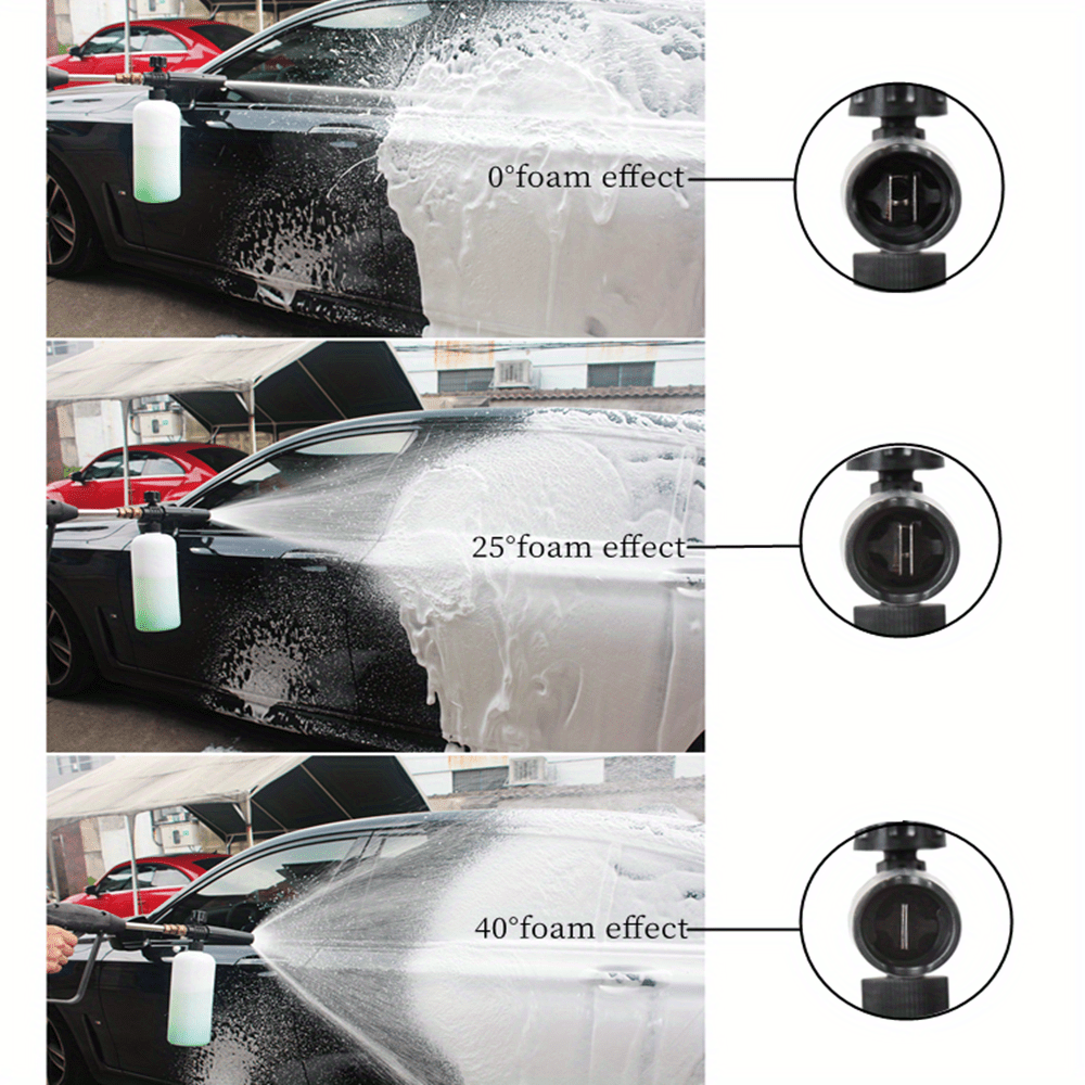 Snow Foam Cannon With Quick Connect Bottle Use To Be Pressure Washer  Sprayer Gun, Car Wash Soap Attachment Kit, Foaming Cleaner Tool - Temu  United Arab Emirates